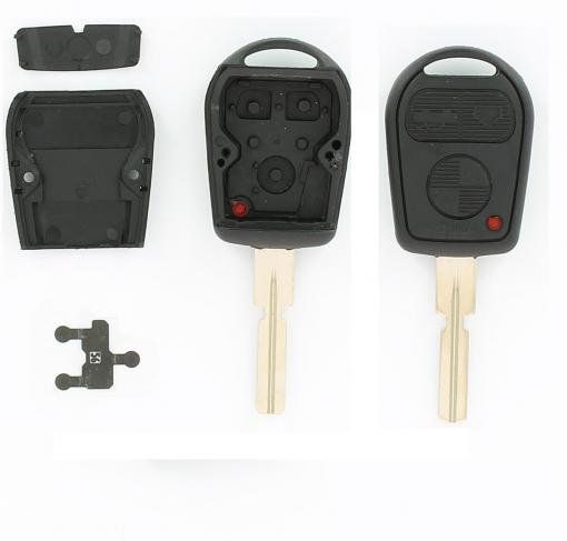 Tampon en caoutchouc de clé de voiture 3 boutons Oldtimer adapté pour clé  BMW Z3 Z4 3